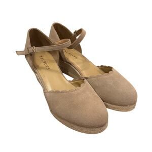 Talbots Lyndsay Espadrille Wedges Neutral Safari Sand‎
